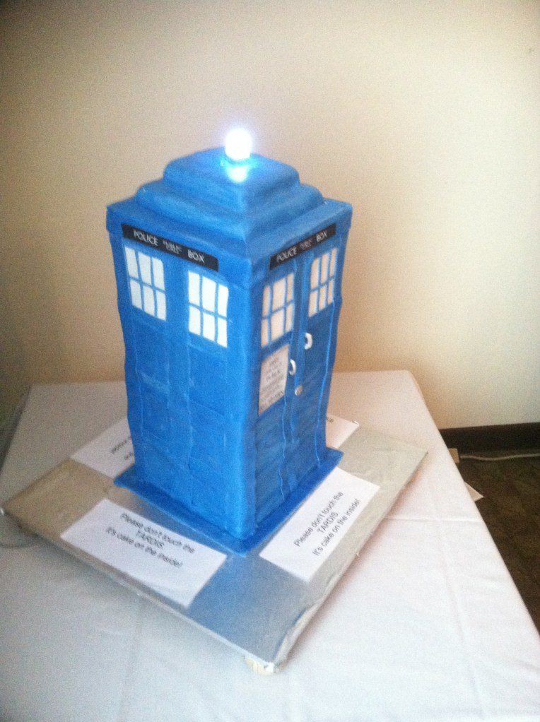 The TARDIS, edible form.