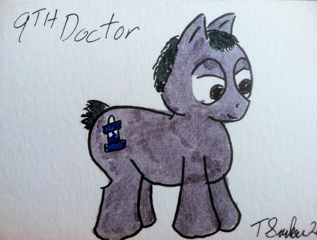 The really freaking awesome Doctor WHOrse, by Travis Surber, and it's all MINE!!! Muwahahaha!